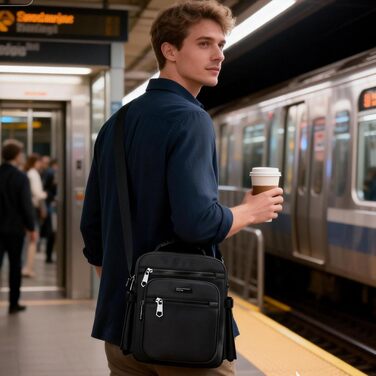 Чоловіча сумка через плече Crossbody: універсальна сумка-месенджер для роботи, подорожей та щоденного використання