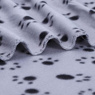 М'який флісовий килимок для собак та котів Nobleza 75x75 см (Сірий)