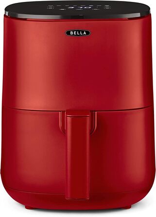 BELLA 3L Фритюрниця з сенсорним екраном, без олії, антипригарне покриття, червона