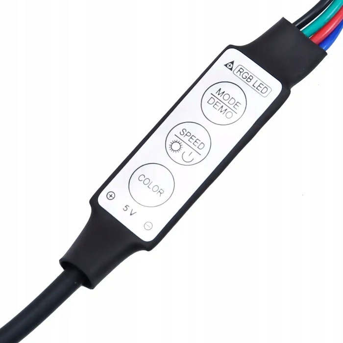 Шафа у ванну кімнату з дзеркалом та RGB LED-підсвіткою, колір 