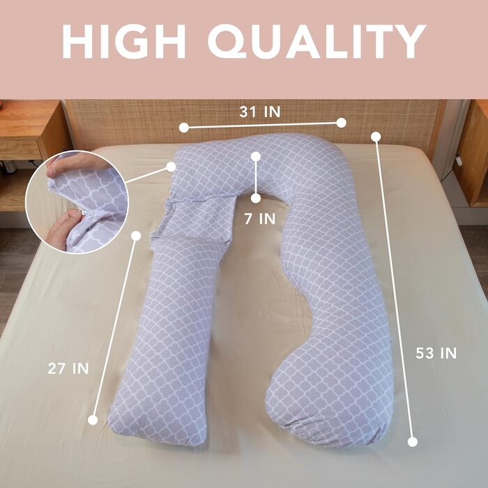 Подушка для вагітних PharMeDoc Arabeske - смугаста