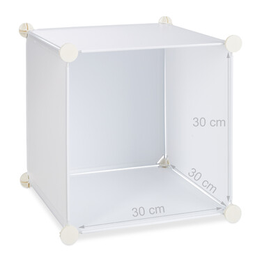 Relaxdays Plastic Storage Shelf with 16 Compartments