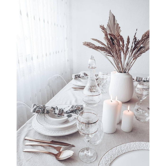 ECHTWERK Avelino Flatware Set, Bronze Edition, 20-Piece, Dinnerware Set for up to 4 People, 18/10 Stainless Steel, Matte Finish, High-Quality Cutlery Set, for Dining Table, Table Decoration for Weddings & Festive Tables