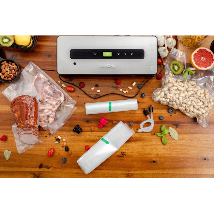Вакууматор NutriZein NZVS6005C, 30 см, бездротовий, USB-C