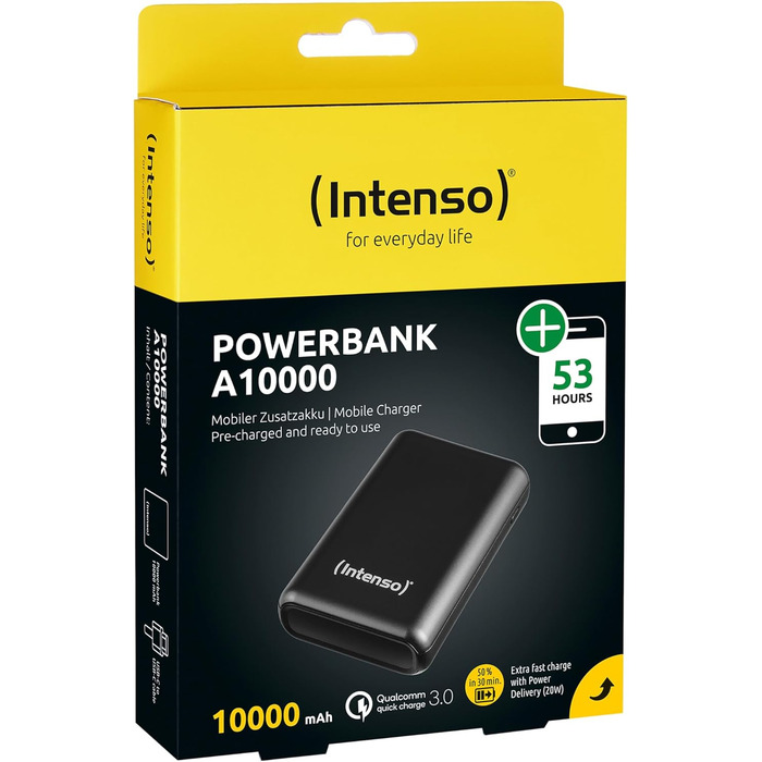 Powerbank Intenso Powerbank XS 5000: зарядний пристрій для смартфонів, планшетів та цифрових камер (10000mAh, сірий)
