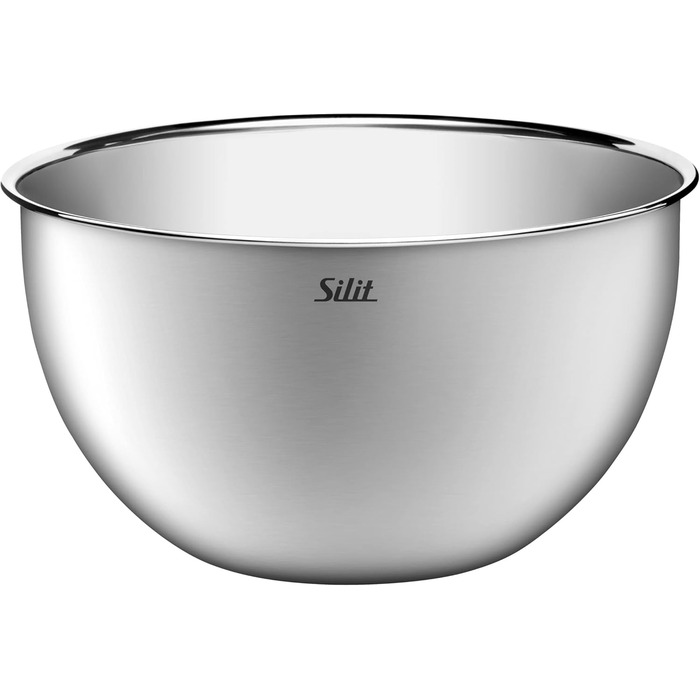 Silit 3-Piece Kitchen Bowl Set, Stainless Steel, Multifunctional as Mixing Bowl, Salad Bowl, Serving Bowl, Nesting