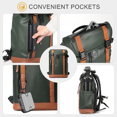 Рюкзак для камери Tarion: водонепроникний, з відділенням для 14