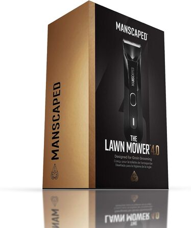 MANSCAPED® Electric Trimmer for the Intimate Area, The Lawn Mower® 4.0, Interchangeable Ceramic Blade Module, Waterproof Wet/Dry Hair Clipper, With Charging Station, Grooming Tool for Men The Lawn Mower 4.0