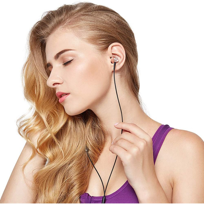 Навушники 1MORE Piston Fit E1009 Рожеві з мікрофоном та пультом керування (iOS, Android)