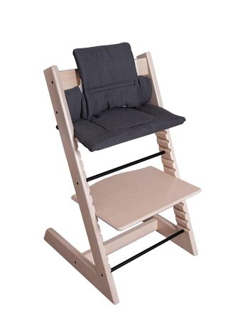 Комплект подушок для стільчика Hoppediz, 2 шт, для Stokke Tripp Trapp, 100% органічна бавовна, дизайн Lanzarote
