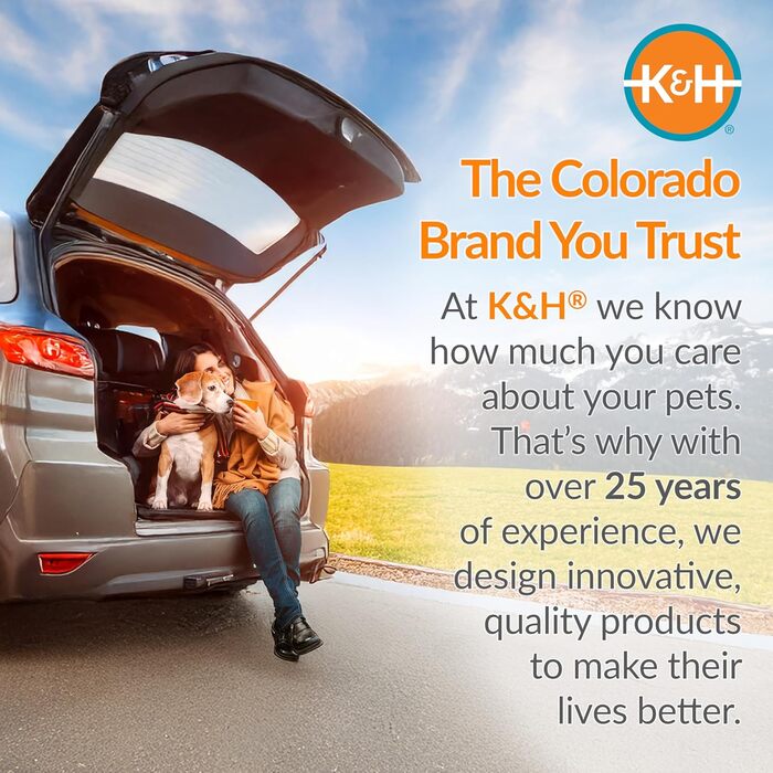 Транспортувальна сумка для тварин K&H PET Products, переноска для собак та котів, сіра/чорна, розмір L (43x41x38 см)