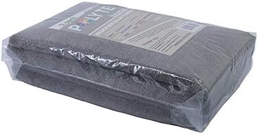 Рушники для перукарів Polyte - мікрофібра, швидковисихаючі, безворсові, темно-сірі, 50x101 см, 2 шт.