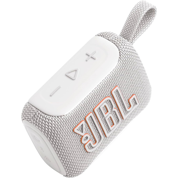 JBL Go 5 – Портативна Bluetooth колонка, біла: Водонепроникна, до 10 годин відтворення, потужний бас