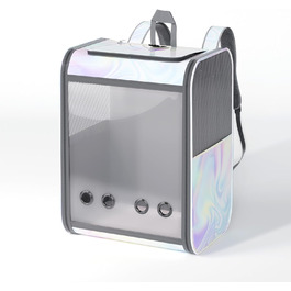 Рюкзак-переноска для котів та собак SWIHELP, безпечний, для подорожей (кольоровий)