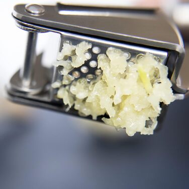 Набір для часнику Deiss PRO: прес-часникодавна та силіконова очищувачка з нержавіючої сталі, придатна для посудомийної машини