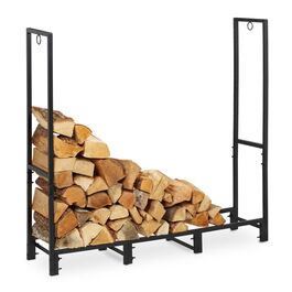 Relaxdays XL Firewood Rack, Indoor & Outdoor