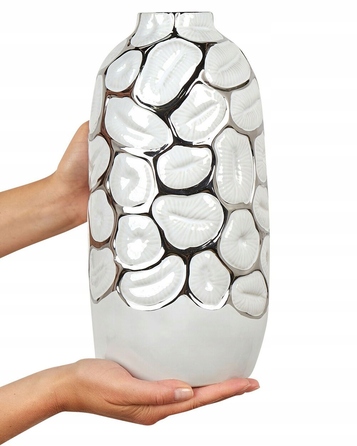 Керамічна ваза Beliani, 15 x 34 см