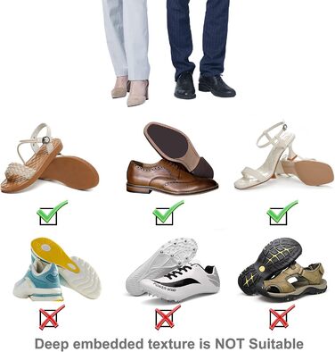 Shoe Grips on the Bottom of Shoes, Shoe Traction Pads, Non-Slip Shoe Pads for the Bottom of Shoes (4 Pieces)