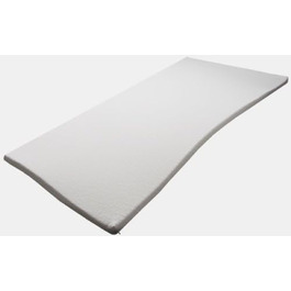 Special size 5cm viscoelastic mattress topper with Milano cover, firmness 2, Visco topper, memory foam, gel foam (150x200cm)