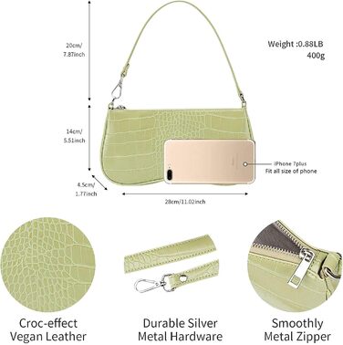 Сумка жіноча JW PEI Eva через плече, зелена - стильна та зручна