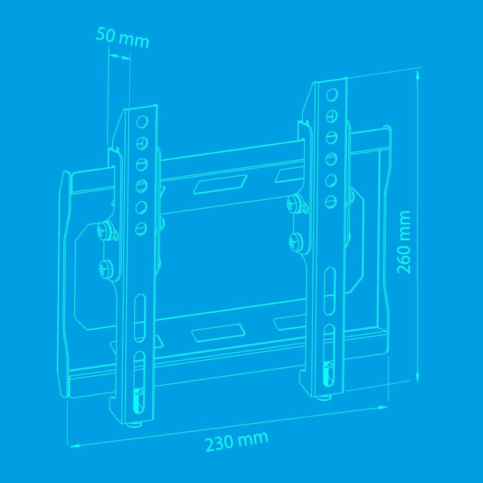 Кронштейн для телевізора TechniSat TECHNIMOUNT Flex Easy, поворотний настінний тримач з шарнірним плечем, навантаження до 25 кг