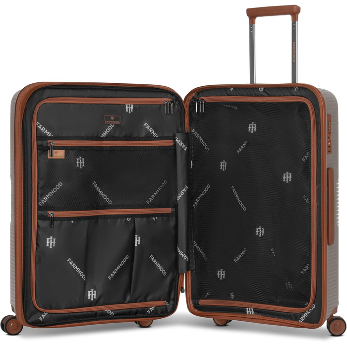 Набір валіз Cappuccino Eco Edition 3-в-1: розширювані, з TSA-замком та подвійними колесами