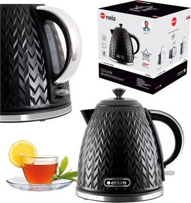 Електричний чайник Eldom C265B | 1.7 л | 2000W | Ретро дизайн | Білий | Ототер Компоненти