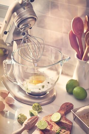 Скляна чаша KitchenAid KSM5GB з мірними позначками для міксера