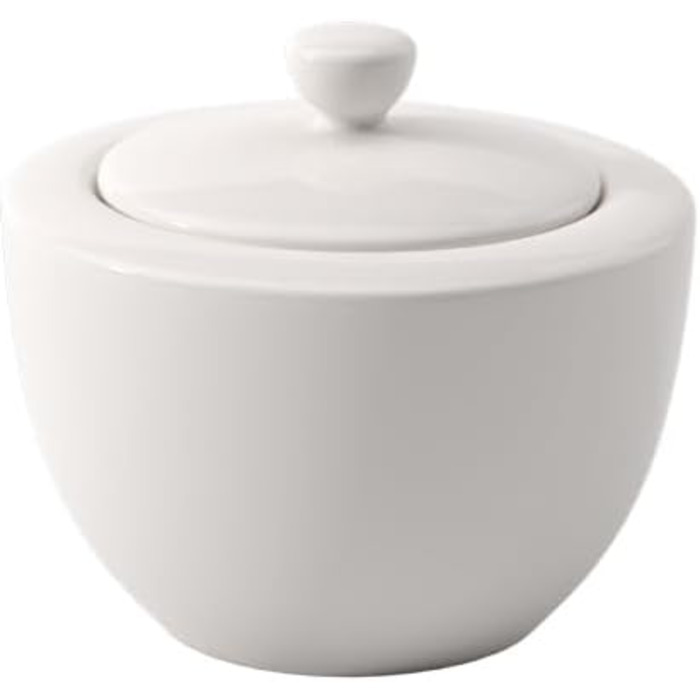 Цукорниця Villeroy & Boch For Me - 300 мл, преміум фарфор, з кришкою, для цукру, сумісна з посудомийною машиною