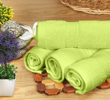 Utopia Towels 8-Piece Towel Set, Sage Green, 2 Bath Towels, 2 Hand Towels, and 4 Washcloths, 100% Cotton
