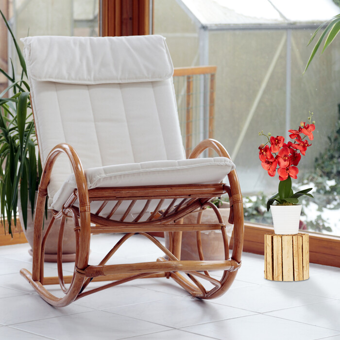 Табурет для квітів Relaxdays з соснового дерева