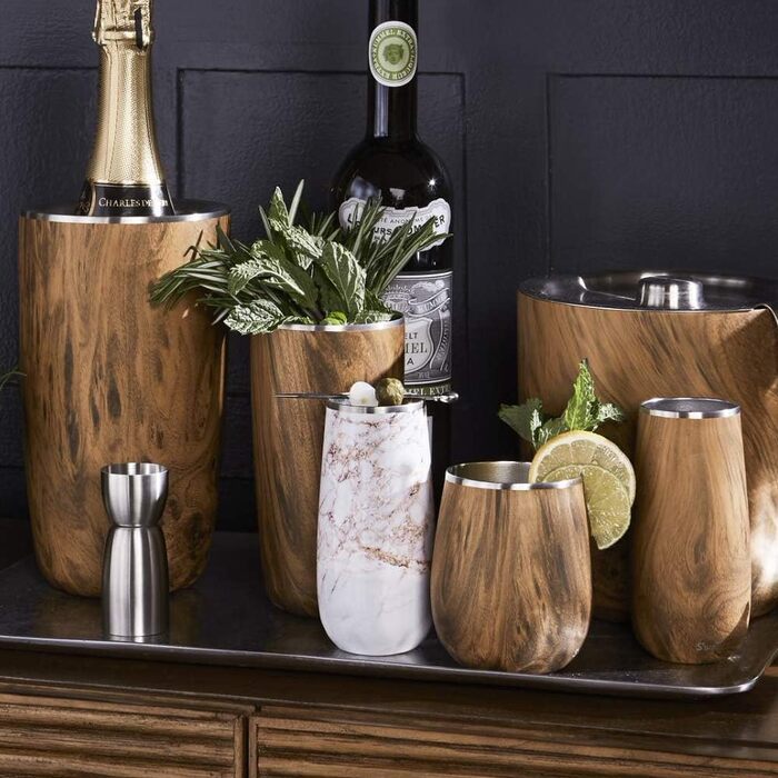 Охолоджувач для вина S'well Calacatta Gold – підходить для більшості пляшок 750 мл