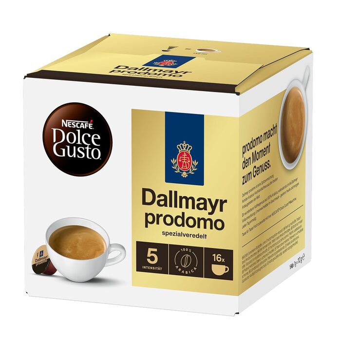 Кавові капсули Nescafé Dolce Gusto Dallmayr Prodomo, 16 шт (набір 3 упаковки)
