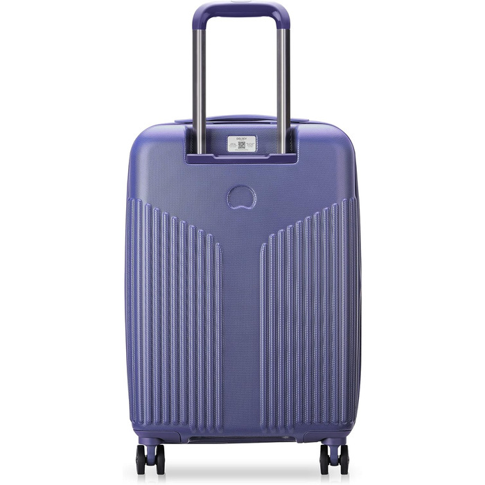 Чемодан DELSEY PARIS Comete 3.0, 20 дюймів, лавандовий, жорсткий, розширюваний, з колесами