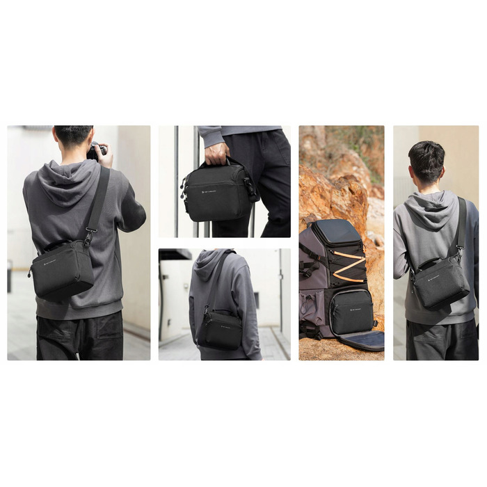 Фотосумка-слінг K&F Concept Camera Sling Bag, 5 л — чорна