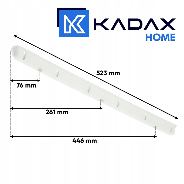 Стельова сушарка для білизни Kadax, 6 прутів, 160 см, регулювання висоти, 12 кг