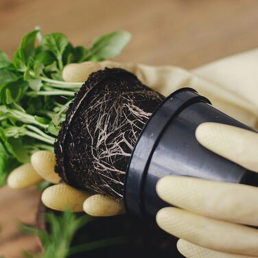 Prime Garden® Круглі пластикові горщики для розсади та квітів, чорні, 31 см, 12 л, набір 10 шт, для дому і вулиці