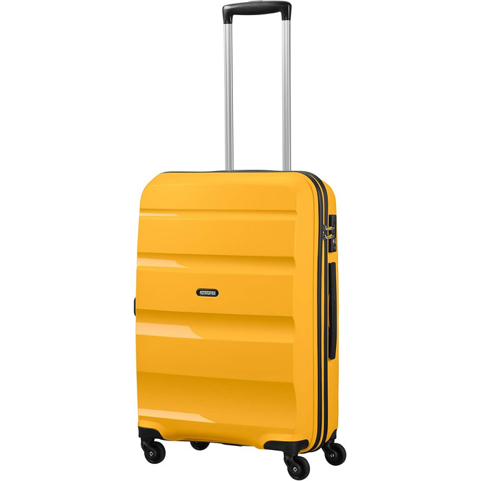 Чемодан American Tourister Bon Air Spinner S, 55 см, 31.5 л, червоний (світло-жовтий, M (66 см-57.5 л))