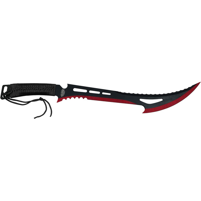 Мачете Z-Hunter Kukri-Hunter Z чорний/червоний – туристичний ніж для виживання