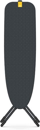 Гладильна дошка Joseph Joseph Glide 135 x 45 см з регулюванням висоти та стійкою до нагрівання поверхнею для прасування, зручне зберігання, 4-шаровий бавовняний чохол (Plus, Чорний/Синій, 110 см)