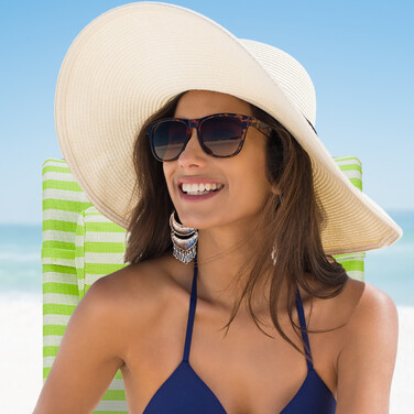 Relaxdays Folding Lounge Chair with Neck Pillow