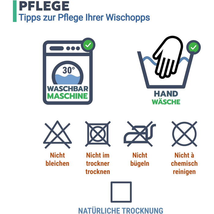 Система чистої води: комплект для миття підлоги, самоочищення, мікрофібра (3 мікрофіброві серветки)