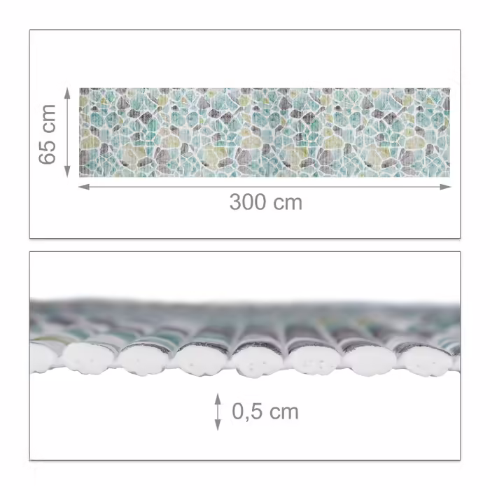 Relaxdays Soft Foam Mat Bathroom