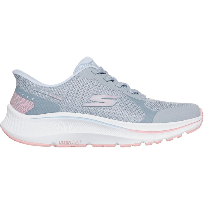 Кросівки Skechers Go Run Consistent 2.0 Captiva для жінок, сірі, розмір 39 EU, текстиль, сині вставки