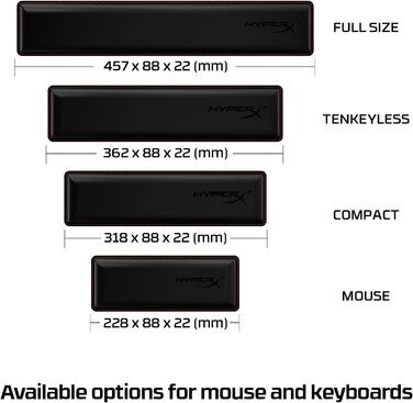 Підкладка для миші HyperX Handballenauflage – охолоджуючий гель, Memory Foam – нековзна, міні