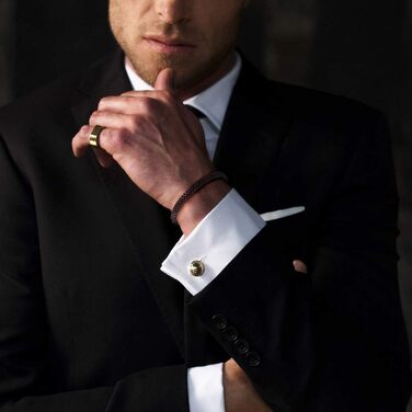 Чоловічий шкіряний браслет Casisto.J з гравіюванням, коричневий, плетений, з магнітною застібкою (22 см, індивідуальний колір - бордовий)