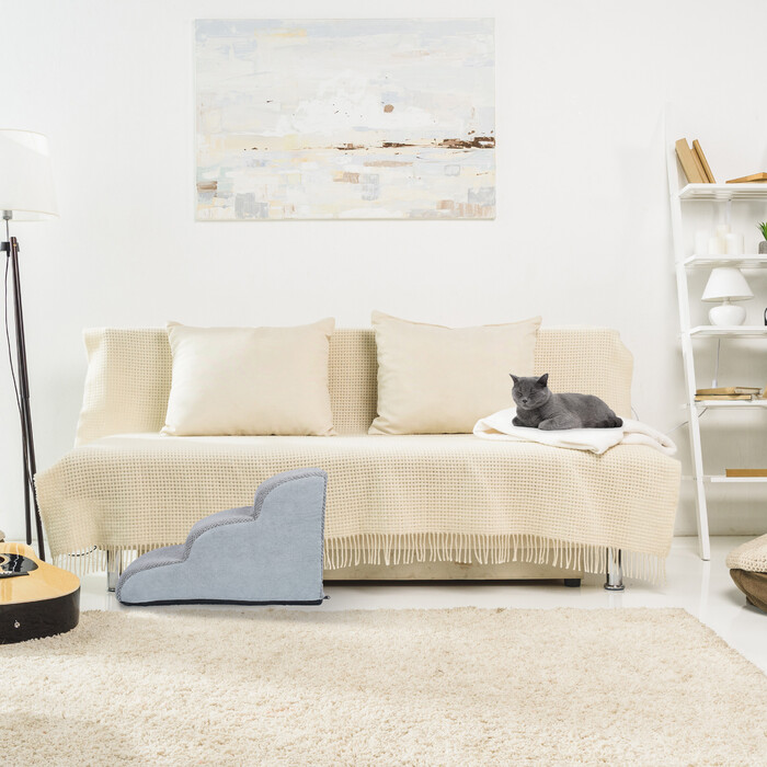 Relaxdays Dog Stairs with 3 Steps