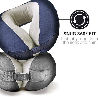 Подушка для шиї Go Travel Memory Dreamer, темно-синій, стандартний розмір