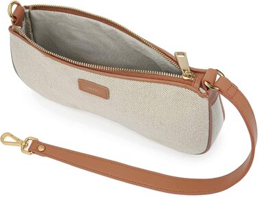 Сумка жіноча JW PEI Eva через плече бежева з полотна