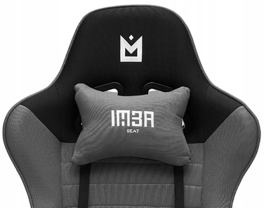 Ігрове крісло IMBA seat Druid, тканина, сіре